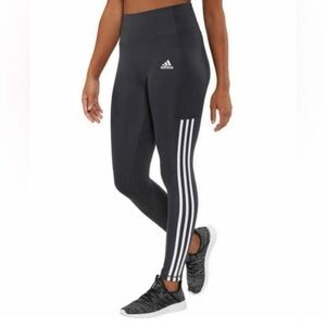 ADIDAS aeroready stretch joggers 3 stripes with side media pocket NEW size L